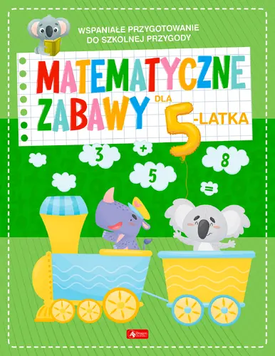 Okładka: Matematyczne zabawy dla 5-latka (Fabulo)