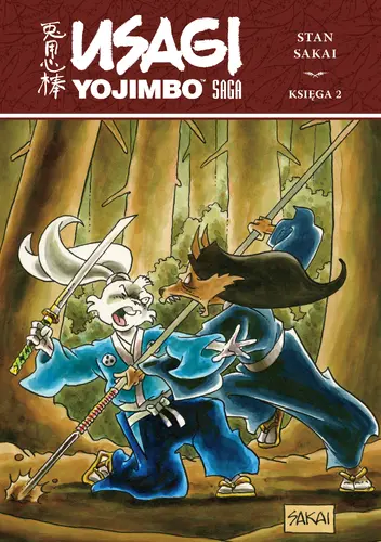 Okładka: Usagi Yojimbo Saga, księga 2