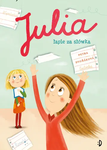 Okładka: Julia łapie za słówka