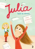 Okładka: Julia łapie za słówka