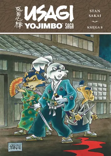 Okładka: Usagi Yojimbo. Saga. Księga 8