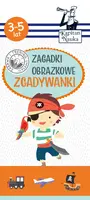 Okładka: Kapitan Nauka Zagadki obrazkowe Zgadywanki 3-5 lat
