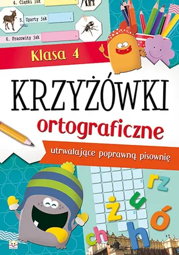 Okładka: Krzyżówki ortograficzne dla klasy 4