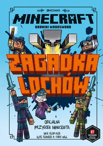 Okładka: Minecraft. Zagadka lochów