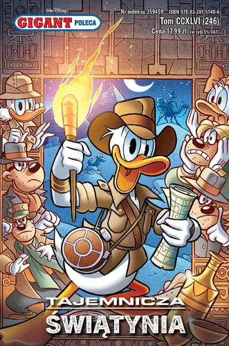 Okładka: Gigant Poleca. Tajemnicza świątynia. Tom 5/2023