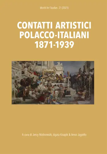 Okładka: Contatti artistici polacco–italiani 1871-1939
