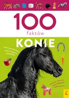 Okładka: 100 faktów. Konie