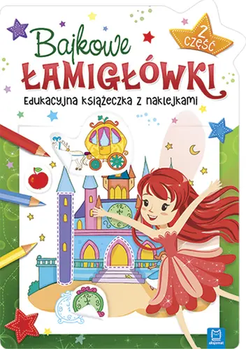 Okładka: "Bajkowe łamigłówki" cz. 2