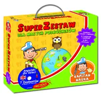 Okładka: Kapitan Nauka SuperZestaw dla małych podróżników