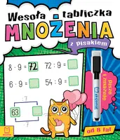 Okładka: Wesoła tabliczka mnożenia z pisakiem. Piszę i zmazuję od 8 lat
