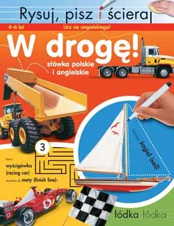 Okładka: W drogę. Rysuj, pisz i ścieraj