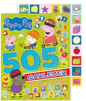 Okładka: Peppa Pig. 505 naklejek. Na dworze z Peppą