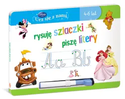 Okładka: Disney Ucz się z nami. Rysuję szlaczki piszę litery
