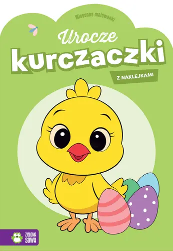 Okładka: Wiosenne malowanki. Urocze kurczaczki