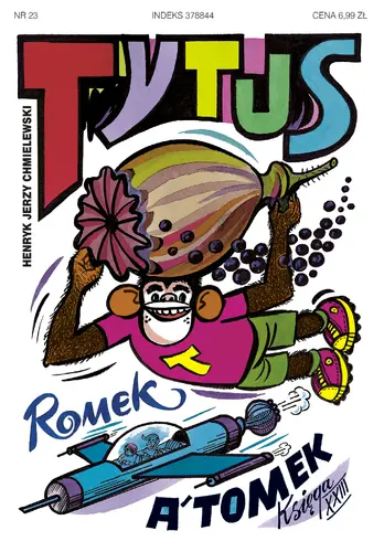 Okładka: Tytus, Romek i A'Tomek. Księga XXIII.