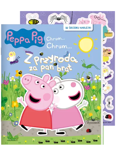 Okładka: Peppa Pig. Chrum… chrum… cz. 82 Z przyrodą za pan brat