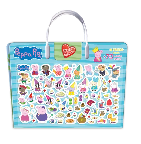 Okładka: Peppa Pig. Kocham naklejać cz. 4 Bajka dla Peppy