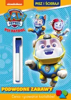 Okładka: Psi Patrol Pisz i ścieraj Podwodne zabawy
