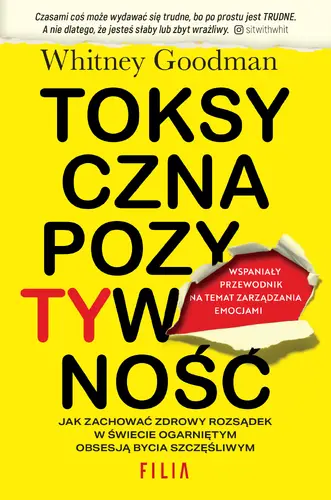 Okładka: Toksyczna pozytywność