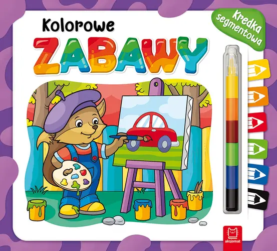 Okładka: Kolorowe zabawy. Kredka segmentowa