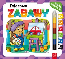 Okładka: Kolorowe zabawy. Kredka segmentowa
