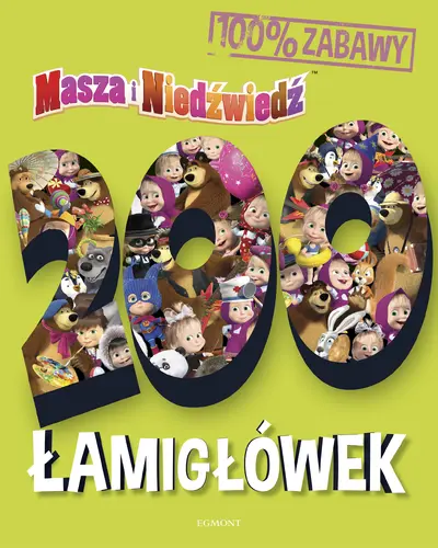 Okładka: Masza i Niedźwiedź. 200 łamigłówek