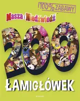 Okładka: Masza i Niedźwiedź. 200 łamigłówek