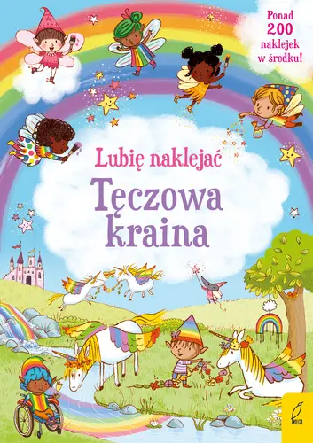 Okładka: Lubię naklejać. Tęczowa kraina