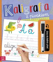 Okładka: Kaligrafia z pisakiem. Uczę się ładnie pisać