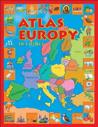 Okładka: Atlas Europy dla dzieci