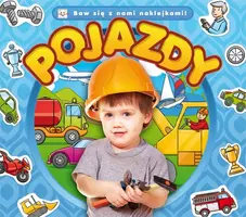 Okładka: Baw się z nami naklejkami. Pojazdy.