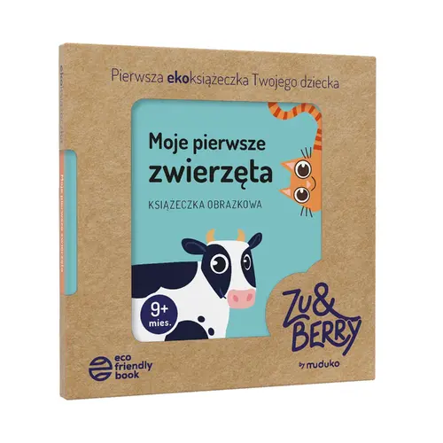 Okładka: Moje pierwsze zwierzęta. Książeczka obrazkowa 9 miesięcy+
