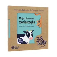 Okładka: Moje pierwsze zwierzęta. Książeczka obrazkowa 9 miesięcy+