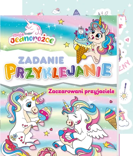 Okładka: Moje Jednorożce. Zadanie Przyklejanie cz. 4