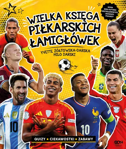 Okładka: Wielka księga piłkarskich łamigłówek. Reprezentacje