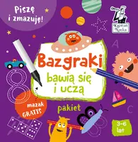Okładka: Bazgraki bawią się i uczą. Kapitan Nauka