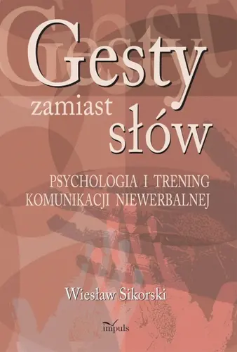 Okładka: Gesty zamiast słów