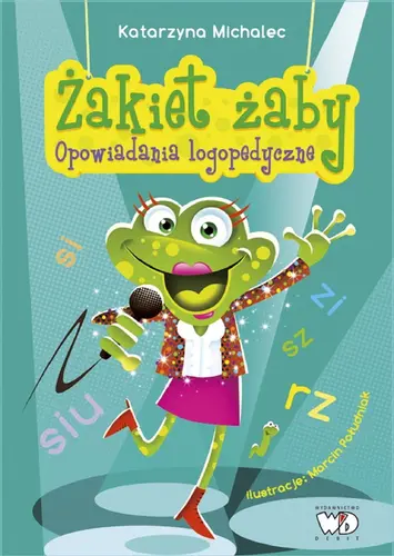 Okładka: Żakiet żaby. Opowiadania logopedyczne