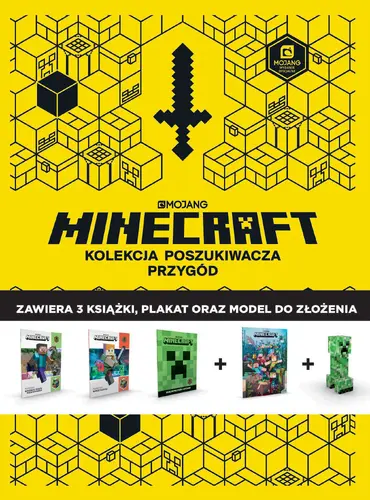 Okładka: Minecraft. Kolekcja poszukiwacza przygód