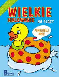 Okładka: Na plaży. Wielkie malowanie