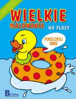 Okładka: Na plaży. Wielkie malowanie