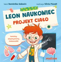Okładka: Leon naukowiec. Projekt ciało