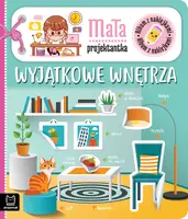 Okładka: Album z naklejkami. Mała projektantka. Wyjątkowe wnętrza