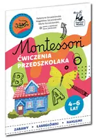 Okładka: Montessori. Ćwiczenia przedszkolaka 4-6 lata