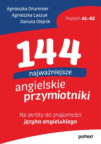 Okładka: 144 najważniejsze angielskie przymiotniki
