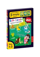 Okładka: Teczka: Idę do szkoły. Byk-tanda Marcina Przewoźnika i Zabawy Ortograficzne. Klasy 1-3