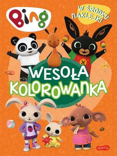 Okładka: Bing. Wesoła kolorowanka z naklejkami
