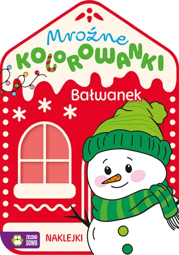 Okładka: Mroźne kolorowanki. Bałwanek
