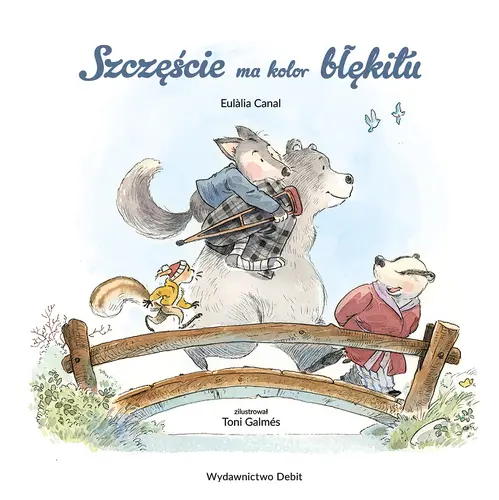 Okładka: Szczęście ma kolor błękitu