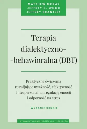 Okładka: Terapia dialektyczno-behawioralna (DBT)